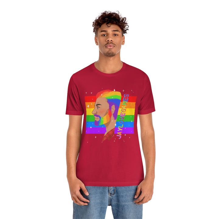 Jaylovgames's Pride Logo Unisex Jersey Short Sleeve Tee