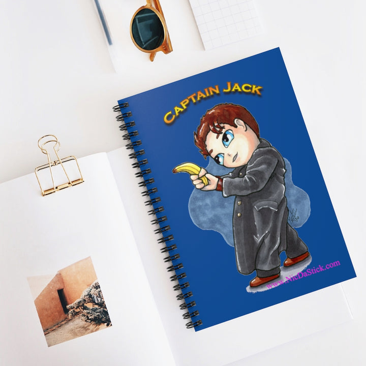 Captain Jack Spiral Notebook - Ruled Line