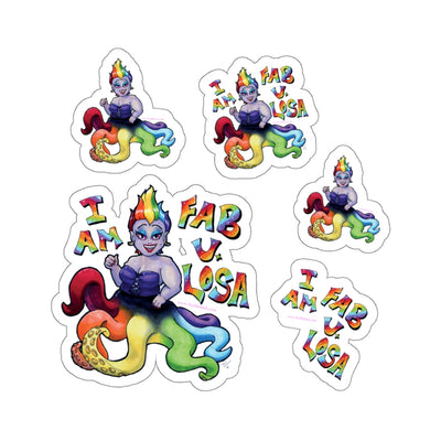 Fab U. Losa Pride Kiss-Cut Stickers