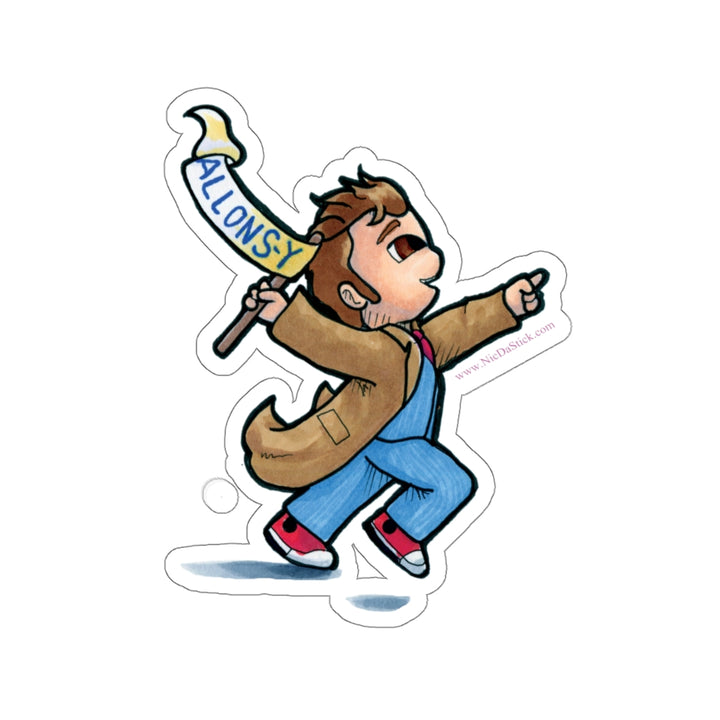 10th Doctor "Allons-y" Fan Made Kiss-Cut Stickers