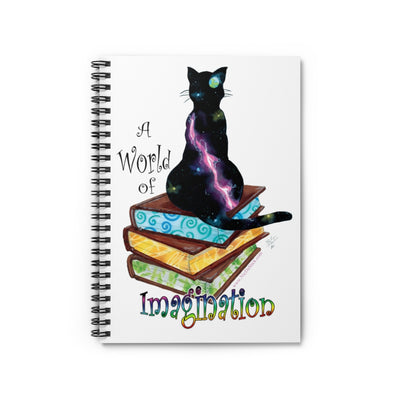 A world of Imagination Spiral Notebook - Ruled Line