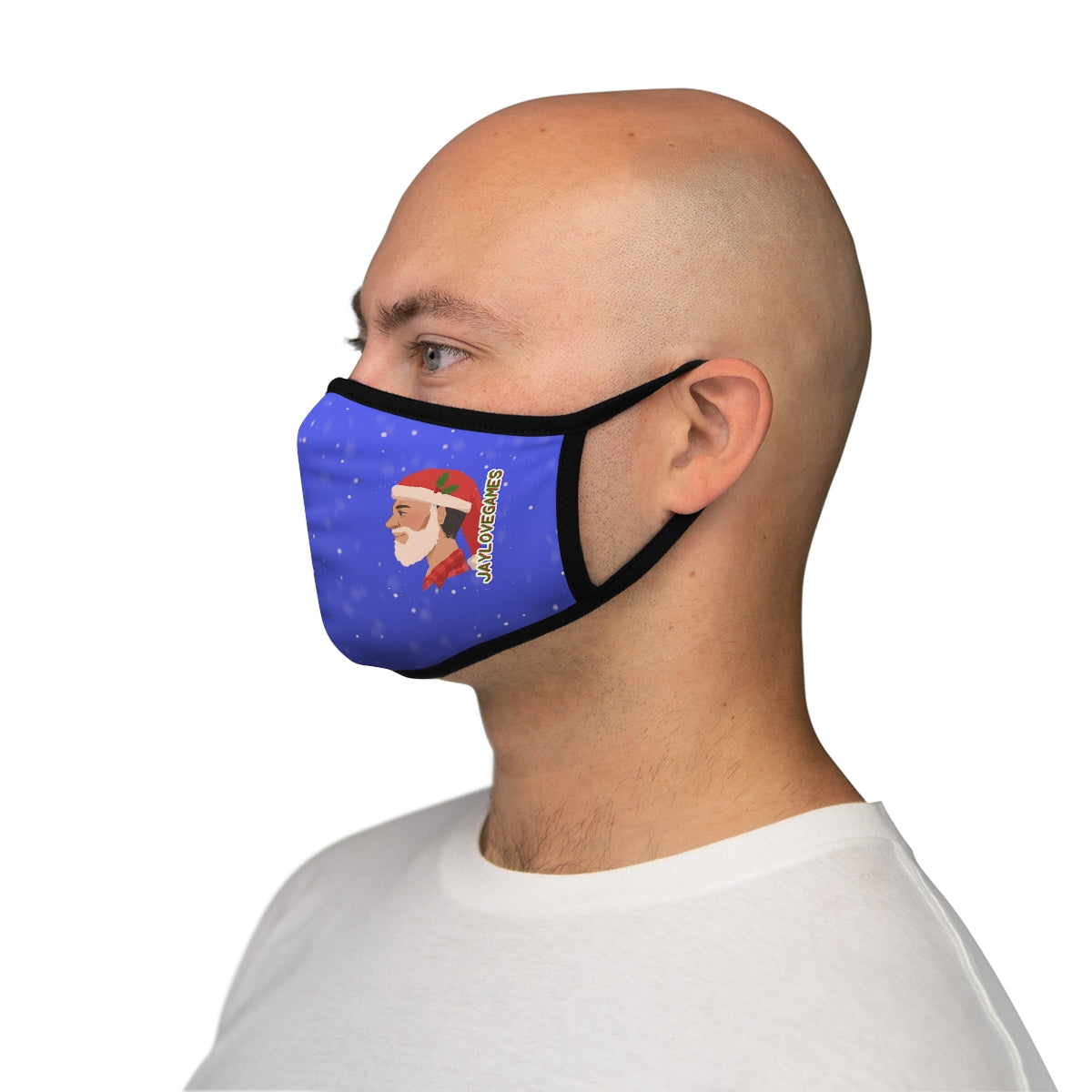Jaylovegame's Holidays Fitted Polyester Face Mask