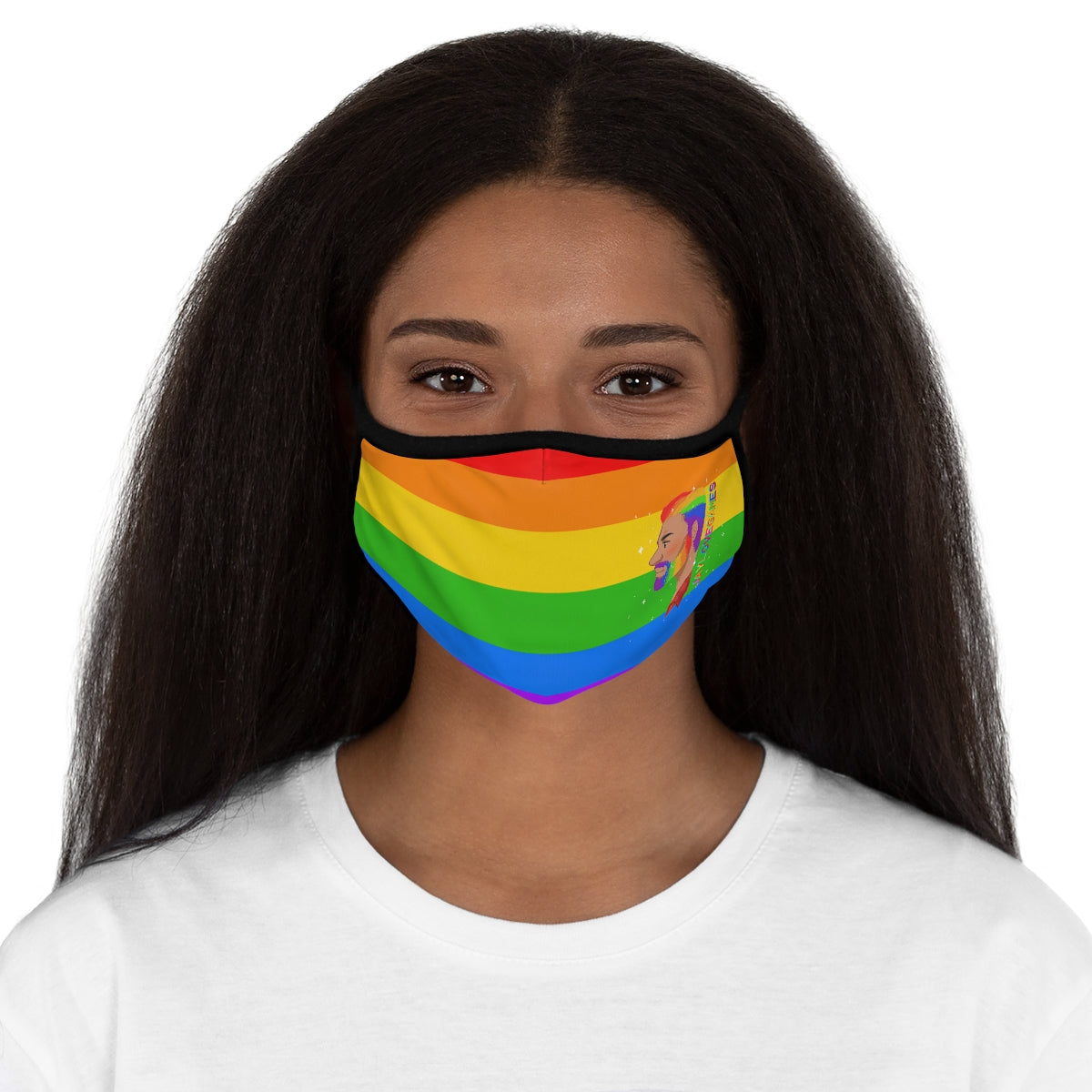 Jaylovegames's Pride Fitted Polyester Face Mask