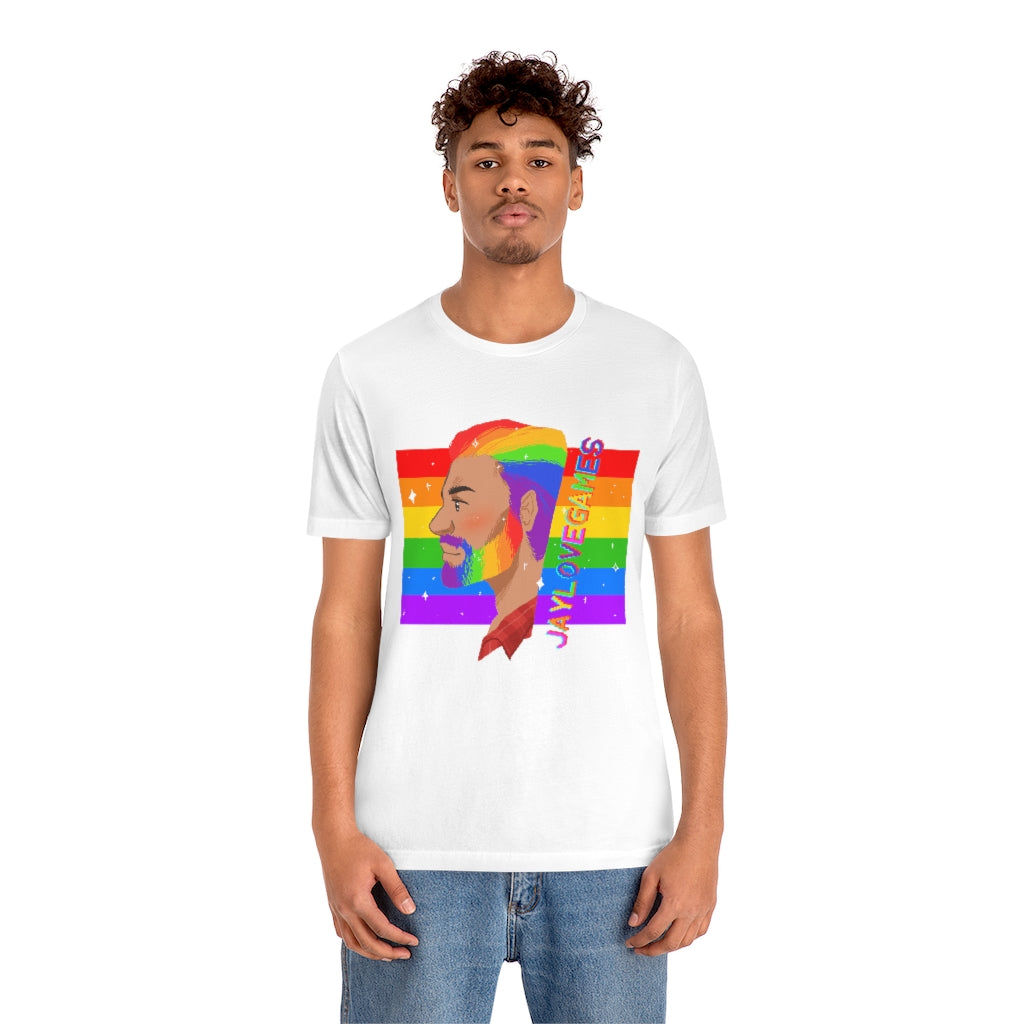 Jaylovgames's Pride Logo Unisex Jersey Short Sleeve Tee