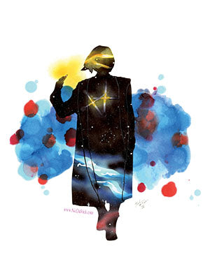 The Hearts of the Doctor -Splat Series Fan Print