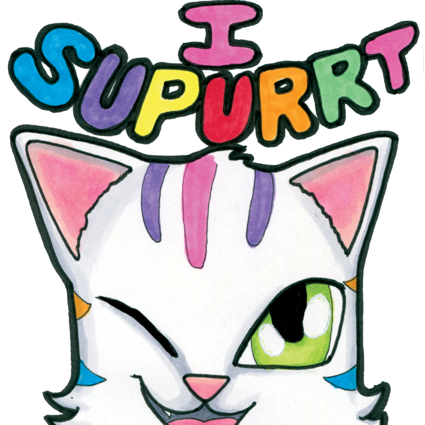 Support Kitty Emote
