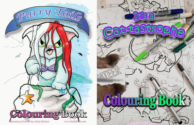 Purry Tails Colouring Book