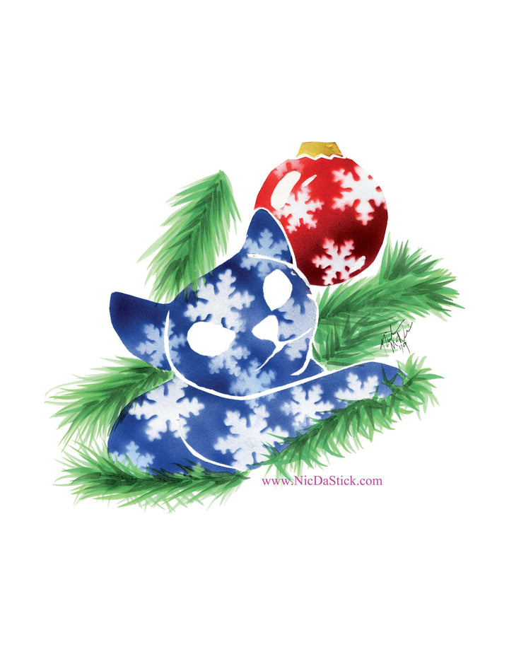 Christmas Silhocat